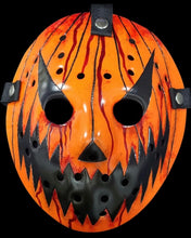 Load image into Gallery viewer, Pumpkin Halloween Bloody 2 Hockey Mask