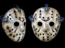 Load image into Gallery viewer, Mask Hockey Freddy vs Jason Exclusive Hight Details Terror costume cosplay horror mask slasher handmade.