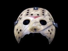 Load image into Gallery viewer, Mask Hockey Freddy vs J Vs AHS Comic Destroyed Broken Exclusive Hight Details Terror costume cosplay horror mask slasher handmade.