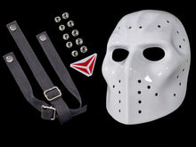 Load image into Gallery viewer, Vintage Mask Hockey Goalie precut blank + straps + chevrons.