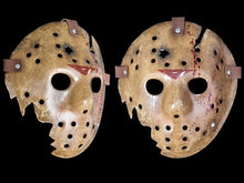 Load image into Gallery viewer, Hockey Mask Jason Part 6 Scratched Destroyed Bloody.