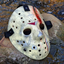Load image into Gallery viewer, Hockey Mask Jason Voorhees Part 4 horror costume.