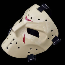 Load image into Gallery viewer, Mask Hockey Vintage Casey Jones . V. Friday the 13th Jason Voorhees Cream Clean. Horror Costume Premium Quality Terror Slasher