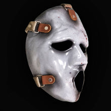 Load image into Gallery viewer, Ghostface Mask Brandon James Bloody Collectible Terror Movie Prop Costume Display slasher scream horror mask.