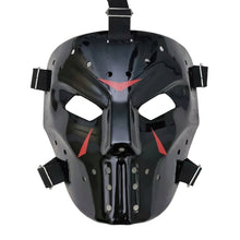 Load image into Gallery viewer, Mask Hockey Vintage Casey Jones Black V.Friday the 13th Jason Voorhes Horror Costume Premium Quality Terror Slasher