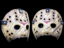Load image into Gallery viewer, Mask Hockey Freddy vs J Vs AHS Comic Destroyed Broken Exclusive Hight Details Terror costume cosplay horror mask slasher handmade.