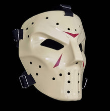 Load image into Gallery viewer, Mask Hockey Vintage Casey Jones . V. Friday the 13th Jason Voorhees Cream Clean. Horror Costume Premium Quality Terror Slasher