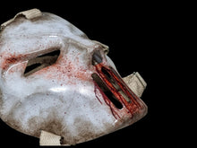 Load image into Gallery viewer, Mask Hockey Vintage Custom Casey Jones Bloody Destroyed Teenage Mutant Horror Costume Premium Quality.