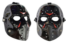 Load image into Gallery viewer, Mask Goalie Vintage Hockey Glossy Black Version Friday the 13th Original colecction Premium quality Camp Crystal Lake