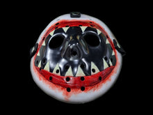 Load image into Gallery viewer, Mask Hockey Jason Version Shark hi Exclusive Shine in the darkness collectible, horror costume high bloody details.