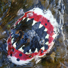 Load image into Gallery viewer, Mask Hockey Jason Version Shark hi Exclusive Shine in the darkness collectible, horror costume high bloody details.