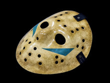 Load image into Gallery viewer, Hockey Mask Jason Voorhees Friday the 13th Part 5 collectible, horror costume high details halloween cosplay handmade.