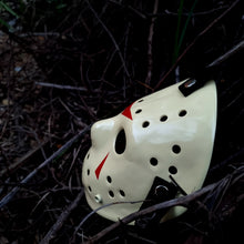 Load image into Gallery viewer, Mask Friday the 13th Jason Voorhees Part 3 Cream White Clean original colecction Premium quality Camp Crystal Lake