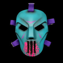 Load image into Gallery viewer, Mask Hockey Vintage Casey Jones version friday the 13th NES 8 BIT Pink Blood Teenage Mutants Horror Costume Premium Quality.