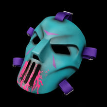 Load image into Gallery viewer, Mask Hockey Vintage Casey Jones version friday the 13th NES 8 BIT Pink Blood Teenage Mutants Horror Costume Premium Quality.