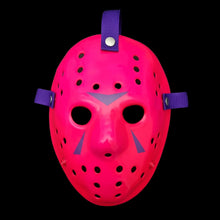 Load image into Gallery viewer, Mask Friday the 13th Jason Voorhees Part 3 fuchsia fluorescent Neon original colecction Premium quality Camp Crystal Lake