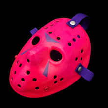 Load image into Gallery viewer, Mask Friday the 13th Jason Voorhees Part 3 fuchsia fluorescent Neon original colecction Premium quality Camp Crystal Lake