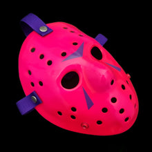 Load image into Gallery viewer, Mask Friday the 13th Jason Voorhees Part 3 fuchsia fluorescent Neon original colecction Premium quality Camp Crystal Lake