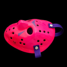 Load image into Gallery viewer, Mask Friday the 13th Jason Voorhees Part 3 fuchsia fluorescent Neon original colecction Premium quality Camp Crystal Lake