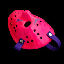 Load image into Gallery viewer, Mask Friday the 13th Jason Voorhees Part 3 fuchsia fluorescent Neon original colecction Premium quality Camp Crystal Lake