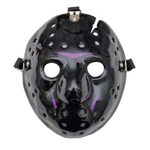 Load image into Gallery viewer, Mask Hockey Jason Voorhees glossy black Friday the 13 Part 8 Jason Takes Manhattan . Classic HD Realistc Effects Original collection