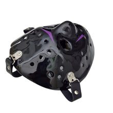 Load image into Gallery viewer, Mask Hockey Jason Voorhees glossy black Friday the 13 Part 8 Jason Takes Manhattan . Classic HD Realistc Effects Original collection