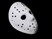 Load image into Gallery viewer, Mask Jason Part 4 precut blank + straps + chevrons Friday the 13th Jason Voorhees original model
