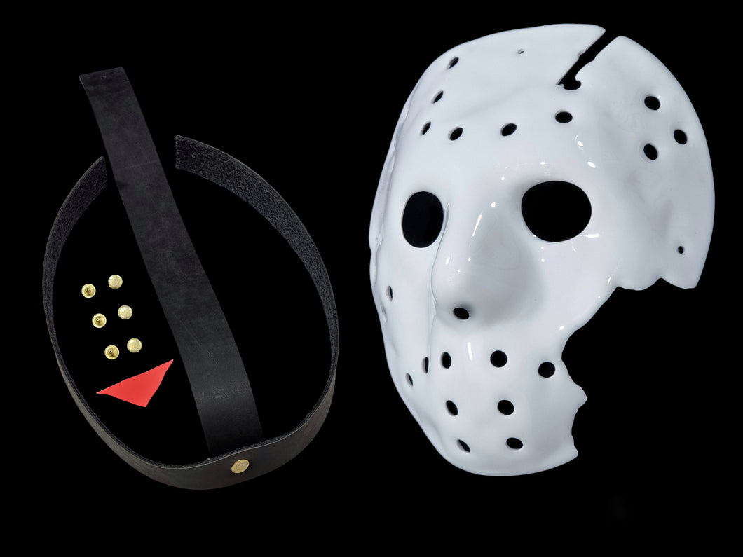 Mask Jason the new blood Part 7 precut blank + straps + Chevrons. Friday the 13th Jason Voorhees original model