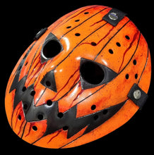 Load image into Gallery viewer, Pumpkin Halloween Bloody Hockey Mask
