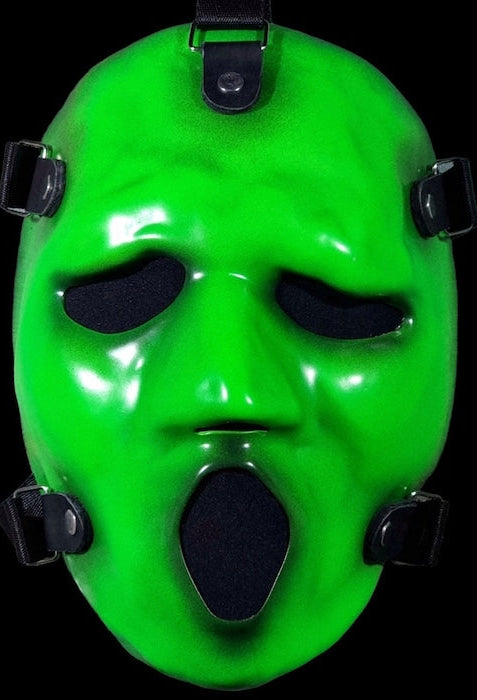 Ghostface Mask Brandon James Neon Green Collectible Terror Movie Prop ...