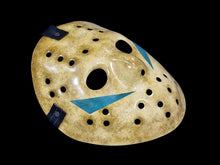 Load image into Gallery viewer, Hockey Mask Jason Voorhees Friday the 13th Part 5 collectible, horror costume high details halloween cosplay handmade.
