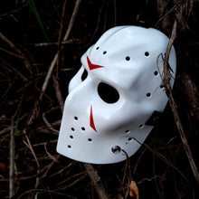 Load image into Gallery viewer, Mask Goalie Vintage Hockey Version Friday the 13th White Original colecction Premium quality Camp Crystal Lake
