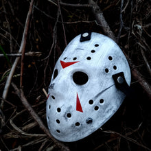 Load image into Gallery viewer, Mask Friday the 13th Jason Voorhees Part 3 White original colecction Premium quality Camp Crystal Lake
