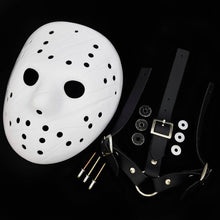 Load image into Gallery viewer, Mask Freddy vs Jason precut blank + straps &quot;scratch scene&quot;

