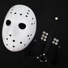Load image into Gallery viewer, Mask Jason Remake precut blank + straps + chevrons Friday the 13th Jason Voorhees original model
