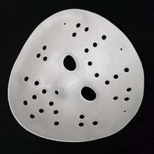 Load image into Gallery viewer, Mask Jason Part 5 precut blank + straps + chevrons Friday the 13th Jason Voorhees original model
