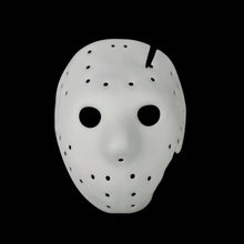 Load image into Gallery viewer, Mask Jason Part 9 precut blank + straps + chevrons Friday the 13th Jason Voorhees original model
