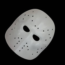 Load image into Gallery viewer, Vintage Mask Hockey Goalie precut blank + straps + chevrons version Friday the 13th Jason Voorhees
